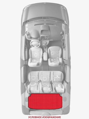 ЭВА коврики «Queen Lux» багажник для FIAT Panda (2G)